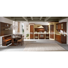 All-season performance honey shaker kitchen cabinets